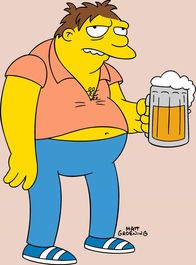 Die Simpsons – (15. Staffel) - Homers bester Freund, Barney Gumble, liebt Bier und Salzbrezln in Moe's Taverne ...