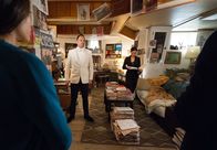 Elementary – L-R: Sherlock Holmes (Jonny Lee Miller) and Dr. Joan Watson (Lucy Liu)