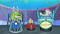 SpongeBob Schwammkopf – L-R: Blowtorch, SpongeBob, The Kruncher