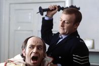 The Wicker Man – L-R: Alder MacGreagor (Lindsay Kemp Lindsay Kemp), Sergeant Howie (Edward Woodward)