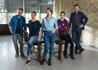 SOKO Köln – Matti Wagner (Pierre Besson), Vanessa Haas (Kerstin Landsmann), SOKO-Chefin Helena Jung (Sonja Baum), Lilly Funke (Tatjana Kästel), Jonas Fischer (Lukas Piloty)