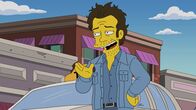 Die Simpsons – Ist nicht der Einzige, der ein großes Problem damit hat, dass Marge anfängt, Leute für Geld herumzufahren: Christopher Lloyd (Christopher Lloyd) ...