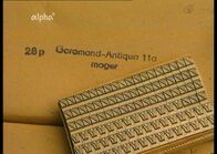 Der Letzte seines Standes? – Schriftgießer Hubert Krause aus Leipzig hat einen neuen Satz Lettern fertig und verpackt.