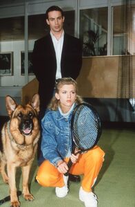 Kommissar Rex – Gedeon Burkhard (Alexander Brandtner), Eva Habermann (Karin Klein).