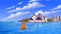 Tom – "Tom", "Tom in Australien." In Australien gehen Wanda und Tip Bösewicht Mr. Carter in die Falle. Dieser hofft mit den beiden Gefangenen Tom anzulocken. Tatsächlich folgt der Saurier den Spuren seiner entführten Freunde zum weltberühmten Felsenberg Ayers Rock. Er ahnt nicht, dass Mr. Carter ihn dort bereits erwartet.