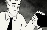 Persepolis – L-R: Onkel Anouche und Marjane