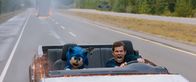 Sonic the Hedgehog – Sonic (l.); Tom Wachowski (James Marsden, r.)