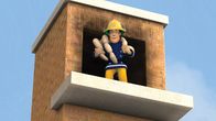 Feuerwehrmann Sam – Sam demonstriert den „Feuerwehrgriff“.