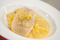 Silvia kocht – „Kartoffelrisotto mit confiertem Kernöl-Saibling“ von Wolfgang Knechtl.