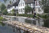 Terra X: Der Rhein – Die "Schiltacher Flößer“ fahren für "Terra X".