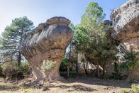 Abenteuer Spanien – Mitten im Naturpark Serranía de Cuenca liegt die Ciudad Encantada, die „verzauberte Stadt“. Große aus Kalk gebildete Felsformationen ähneln Tieren, Fabelwesen und Figuren aus Märchen.