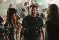 Castle – L-R: Naomi Duvray (Krista Allen), Brock Harmon (Ted McGinley)