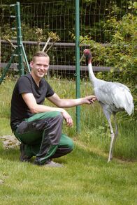 Giraffe, Erdmännchen & Co. – Tierpfleger Florian Rimpler, aus dem Kronberger Opel-Zoo.