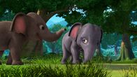 Das Dschungelbuch – Hita, das kleine blaue Elefantenmädchen, und ihr Bruder Appu spielen mit Freunden im Dschungel. Doch Hita fühlt sich irgendwie unterlegen und hat keinen Spaß am Spiel.