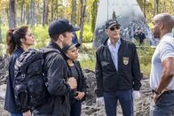 Navy CIS: New Orleans – L-R: FBI Special Agent Tammy Gregorio (Vanessa Ferlito), Special Agent Christopher LaSalle (Lucas Black), Sonja Percy (Shalita Grant), Terry Jenkins (Reggie Austin)