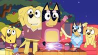 Bluey – Luckys Vater, Lucky und Chucky sind zum Haus der Heelers gekommen