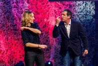 Kabarett am Freitag – Viktor Gernot und Monika Gruber im Zuge der Auffuehrung von "Kuess die Hand" fuer ServusTV im Orpheum Graz.