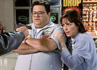 Malcolm mittendrin – Craig (David Higgins) und Lois (Jane Kaczmarek) werden im Supermarkt überfallen.
