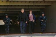 Navy CIS – Ermitteln in einem neuen Fall: Gibbs (Mark Harmon, 2.v.l.) und Special Agent Abigail Borin (Diane Neal, 2.v.r.) ...