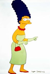 Die Simpsons – (4. Staffel) - Immer um Anstand und Sitte in der chaotischen Simpson-Familie bemüht: Mutter Marge.