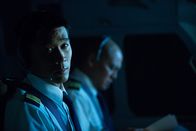 Mayday - Alarm im Cockpit – REENACTMENT - First Officer Hamid (played by Adriano Sobretodo Jr.) and Captain Shah ( played by Von Flores) in the cockpit of Malaysia Airlines Flight 370 on the night of its mysterious disappearance during a flight from Kuala Lumpur to Beijing on March 8,2014. (photo credit: Cineflix/Darren Goldstein)
