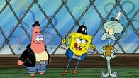 SpongeBob Schwammkopf – L-R: Patrick, SpongeBob, Squidward