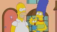 Die Simpsons – (v.l.n.r.) Homer; Maggie; Marge