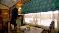 Traumzüge – Das konsequent prunkvolle Design wird dem Namen des Zuges gerecht – der Maharadscha-Express ist benannt nach dem indischen Herrschertitel.