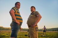 Two Heads Creek – Kevin Harrington (Noah), Stephen Hunter (Clive)and David Adlam (Eric)in the distance.
