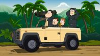 American Dad! – L-R: Stan, Jackson, Hooper, Dick