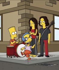 Die Simpsons – "Die Simpsons", "Jazzy and the Pussycats." Ein Psychiater rät den Simpsons, Bart Schlagzeug spielen zu lassen. Dies baue Aggressionen ab und fördere die Konzentration. Bart geht bald in seinem neuen Hobby auf. Als Lisa ihn zu einem Bebop-Brunch mitnimmt, wird er von dort anwesenden Jazz-Musikern als neues Talent entdeckt. Lisa, die Saxofonistin mit Leib und Seele, bleibt hingegen unbemerkt. Frustriert rettet sie von nun an herrenlose Tiere aus dem Tierheim.