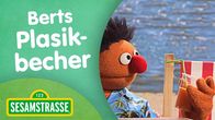 Sesamstraße – Ernie hat was an Berts Plastikbecher auszusetzen.