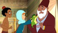 Hexe Lilli – Lilli und Al zeigen dem Händler Hektor.
