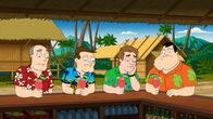 American Dad! – L-R: Dick, Jackson, Hooper, Stan
