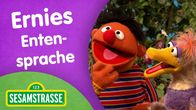 Sesamstraße – Ernie hilft Bert gerne beim Sortieren seiner Kronkorken, vorausgesetzt, Bert fragt ihn nett in Entensprache.