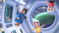 Paddingtons Abenteuer – v.li.: Paddington, Judy Brown, Jonathan Brown