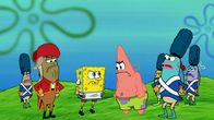 SpongeBob Schwammkopf – Vorne: SpongeBob (2.v.l.), Patrick (2.v.r.)