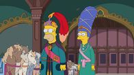 Die Simpsons – König Homer (l.); Königin Marge (r.)