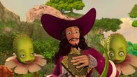 Peter Pan - Neue Abenteuer – Captain Hook im Geheimen Garten - umringt von den geschwätzigen Blumen.