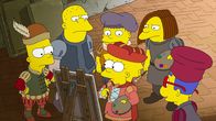 Die Simpsons – Barticelli (l.); Ralphael (3.v.l.); Lisanardo (3.v.r.); Dolphatello (2.v.r.); Mediocroto (r.)