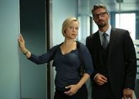 Schnell ermittelt – Maja Landauer (Katharina Strasser), Christian Stanic (Murathan Muslu).