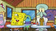 SpongeBob Schwammkopf – L-R: SpongeBob, Squidward