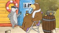 Unser Sandmännchen – Dr. Brumm und Pottwal machen eine Trinkpause und ernennen Dachs zum Schiedsrichter.