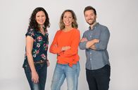 Wunderschön! – Tamina Kallert (Mitte), Anne Willmes (l) und Daniel Aßmann (r).