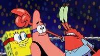 SpongeBob Schwammkopf – L-R: SpongeBob, Patrick, Mr. Krabs