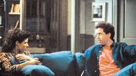 Seinfeld – Elaine Benes (Julia Louis-Dreyfus) und Jerry Seinfeld (Jerry Seinfeld).