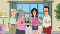 Bob's Burgers – Bob (r.) und Linda (2.v.r.) müssen feststellen, dass Lindas Vater (l.) und Mutter (2.v.l.) in einem Altersheim leben, indem es nur so von in die Jahre gekommenen Swingern wimmelt ...
