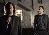 Freiwild – L-R: Lucas Bell (Nick Clark Windo), Charlie Bell (Oliver Boot)