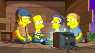 Die Simpsons – THE SIMPSONS: The 30th Treehouse of Horror features a demon Maggie, a mission to rescue Milhouse from another dimension, dead-HomerÕs spirit trying on some new bodies for size and Selma finally finding love in an unlikely place Ð the alien in the basement. DonÕt miss the ÒTreehouse of Horror XXXÓ episode of THE SIMPSONS airing Sunday, Oct. 20 (8:00-8:30 PM ET/PT) on FOX. THE SIMPSONS ª and