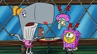 SpongeBob Schwammkopf – L-R: Pearl, Squidward, SpongeBob